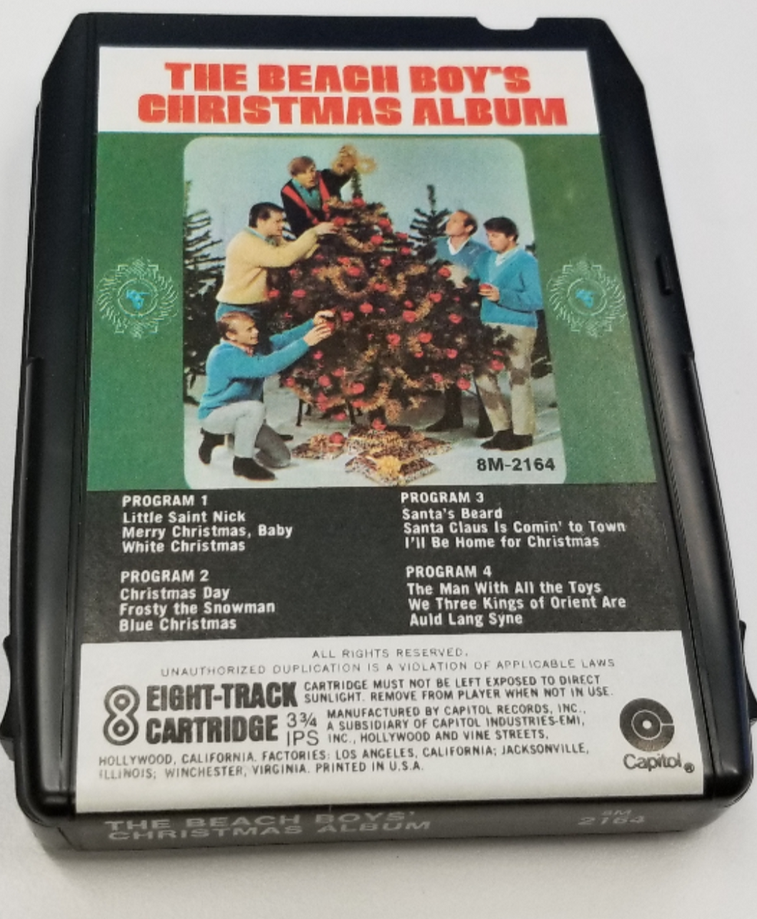 Original 1964 “The  Beach Boys' Christmas Album” (original new w/refurbished pads) sealed